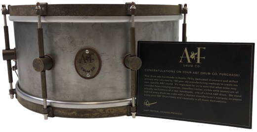 Store Special Product - A&F Drum Co Raw Steel Snare